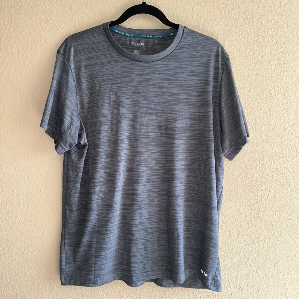 Tek Gear Dry Tek Mens Short Sleeve Active Wear Shirt Size Large
